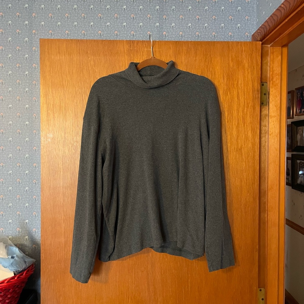 3X Gray Jones New York Turtleneck Shirt.